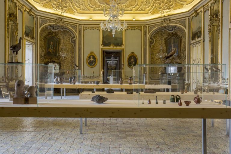 Renato Leotta. Mondo. Museo Archeologico del Reale. Exhibition view at Palazzo Biscari, Catania 2021. Courtesy of the artist. Photo Gabriele Abruzzese