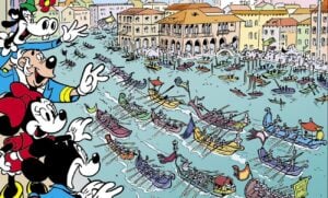 La nuova storia di Topolino è un omaggio alla Regata Storica di Venezia