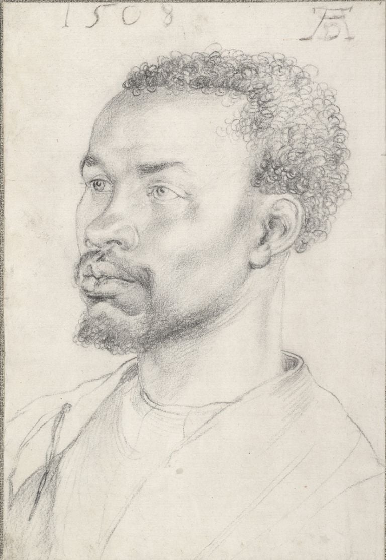 Albrecht Dürer, Portrait of an African Man, 1508, Albertina Museum, Wenen