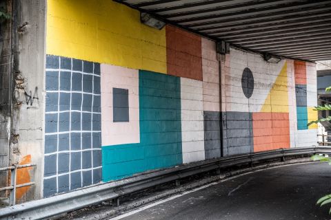 Sopraelevata, murales di Greg Jager