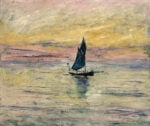 Claude Monet (1840-1926) Barca a vela. Effetto sera, 1885 Olio su tela, 54x65 cm Parigi, Musée Marmottan Monet, lascito Michel Monet, 1966 Inv. 5171 © Musée Marmottan Monet, Académie des beaux-arts, Paris