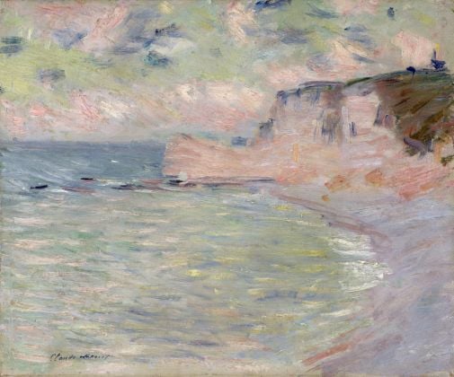 Claude Monet (1840-1926) Falesia e porta d’Amont. Effetto del mattino, 1885 Olio su tela, 50x61 cm Parigi, Musée Marmottan Monet, lascito Michel Monet, 1966 Inv. 5010 © Musée Marmottan Monet, Académie des beaux-arts, Paris