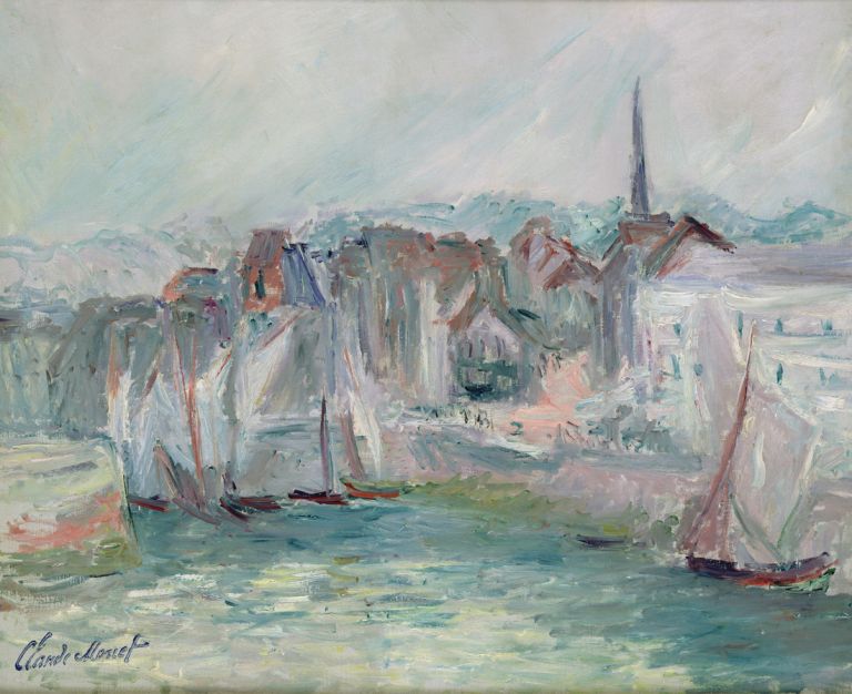 Claude Monet (1840-1926) Barche nel porto di Honfleur, 1917 Olio su tela, 50x61 cm Parigi, Musée Marmottan Monet, lascito Michel Monet, 1966 Inv. 5022 © Musée Marmottan Monet, Académie des beaux-arts, Paris