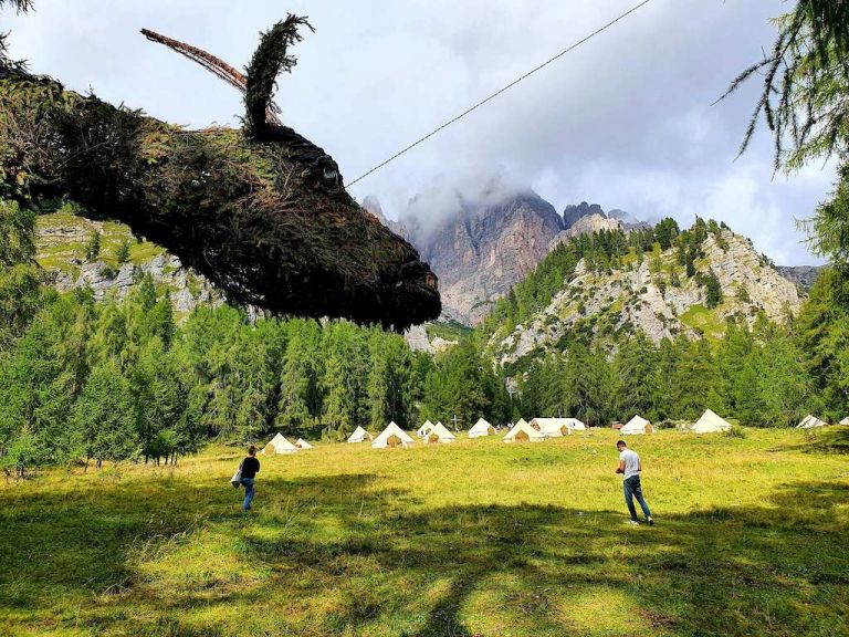 La grande Capra di Stefano Ogliari Badessi a Cortina