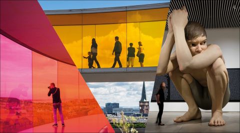 Works from ARoS’ collection Olafur Eliasson, Your rainbow panorama_ Ron Mueck, Boy