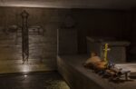 Alessandro Pessoli, Bucaneve, 2008. Installation view at Chiostri di Sant’Eustorgio (Cimitero Paleocristiano), Milano 2021. Photo Andrea Rossetti