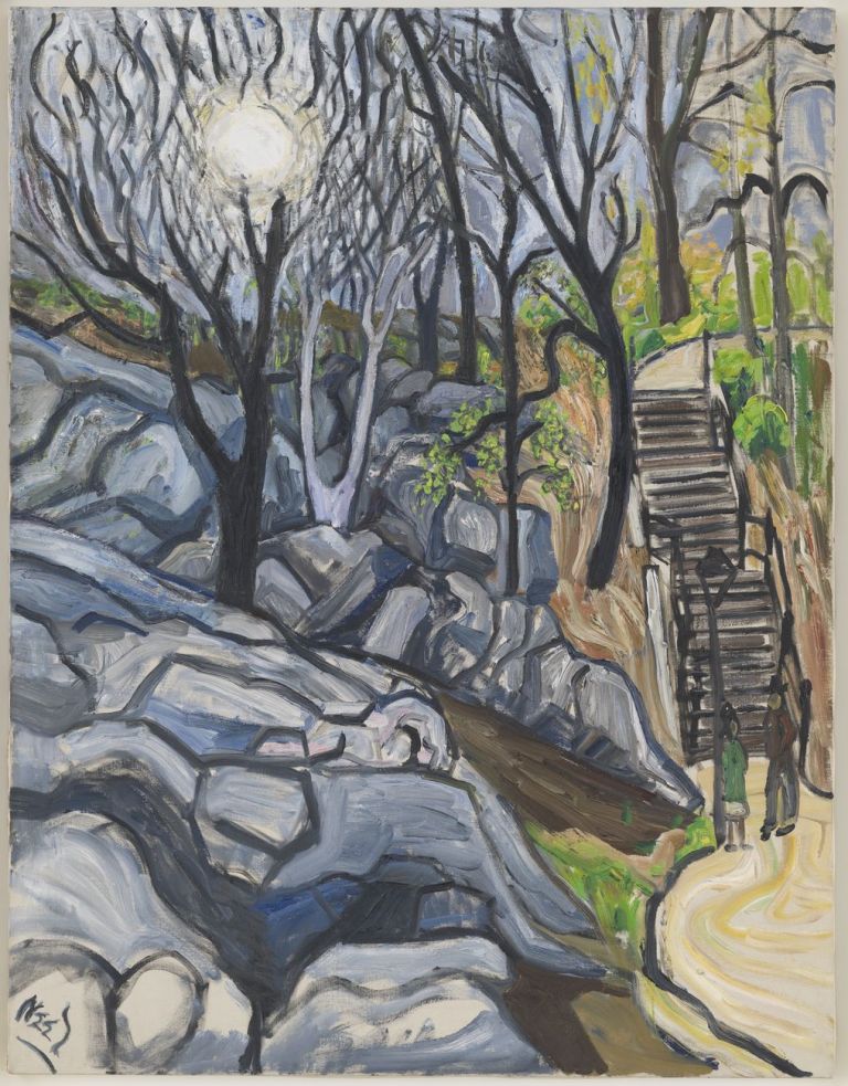 Alice Neel, Central Park, 1959, olio su tela, 111,8 × 86,4 cm © The Estate of Alice Neel, Bilbao, 2021