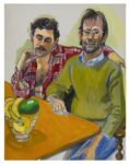 Alice Neel, Geoffrey Hendricks and Brian, 1978, olio su tela, 118,7 × 93,3 cm. San Francisco Museum of Modern Art © The Estate of Alice Neel, Bilbao, 2021