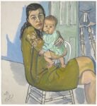 Alice Neel, Nancy and Olivia, 1967, olio su tela, 99,1 × 91,4 cm. Diane e David Goldsmith Collection © The Estate of Alice Neel, Bilbao, 2021