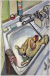 Alice Neel, Thanksgiving, 1965, olio su tela, 76.2 × 86,4 cm. The Brand Family Collection © The Estate of Alice Neel, Bilbao, 2021