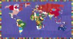 Alighiero Boetti, Mappa, 1990, ricamo su tessuto, cm 118x220 © SIAE 2020