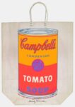 Andy Warhol, Campbell's Soup Can on Shopping Bag, 1966, serigrafia su carta