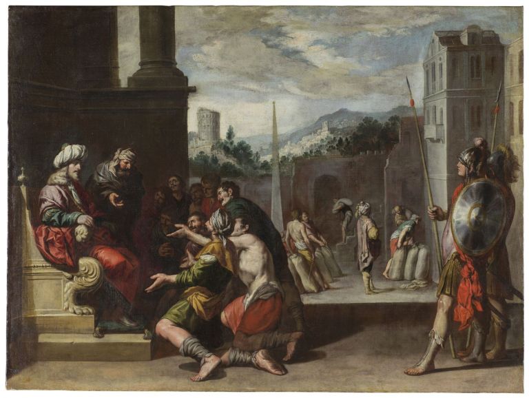 Antonio del Castillo, José ordena la prisión de Simeón, 1650. Madrid, Museo Nacional del Prado