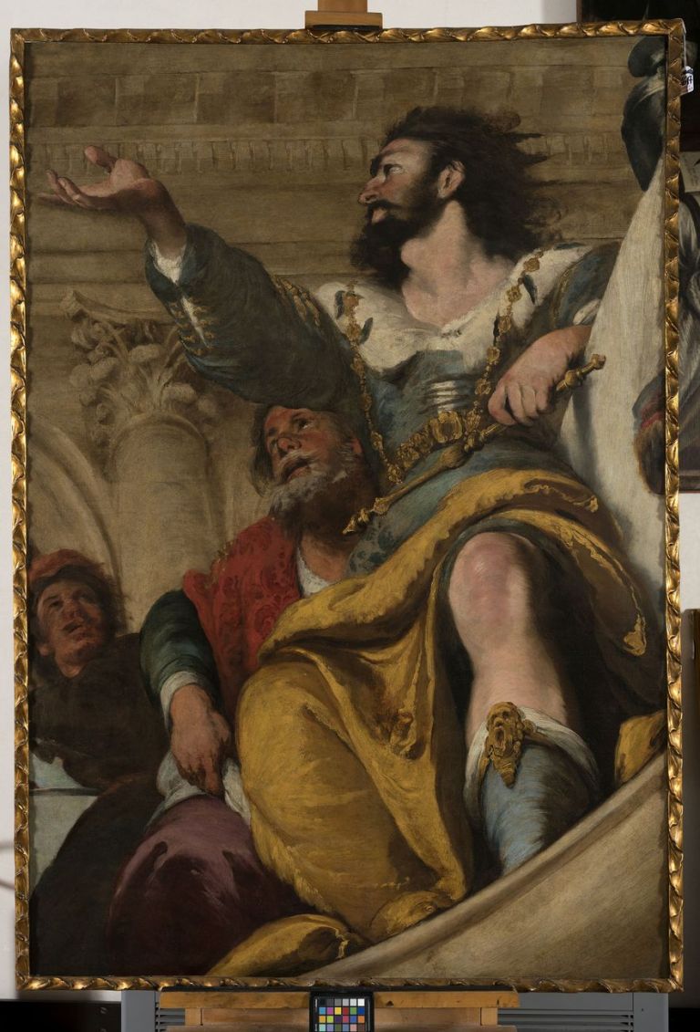 Bernardo Strozzi, Parabola del banchetto di nozze (frammento), 1636 ca. © G.A.VE Archivio fotografico, photo Matteo De Fina – su concessione del Ministero della Cultura Gallerie dell’Accademia di Venezia