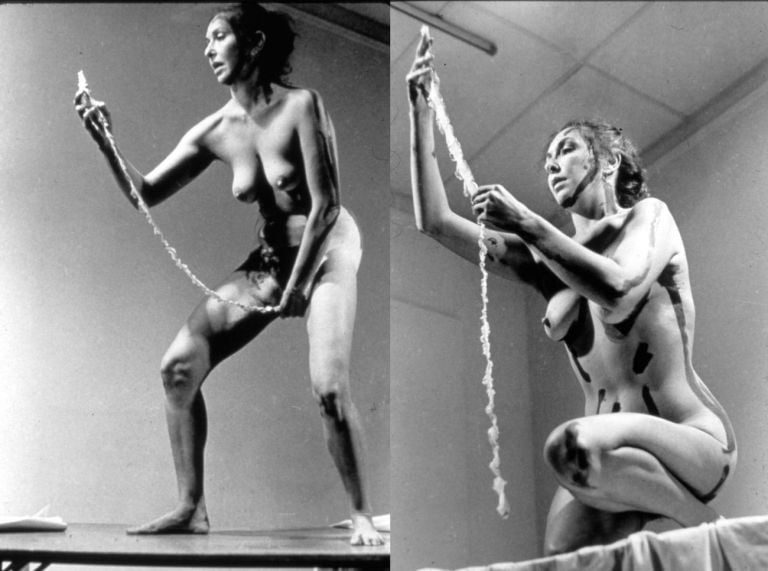 Carolee Schneemann, Interior Scroll, 1975