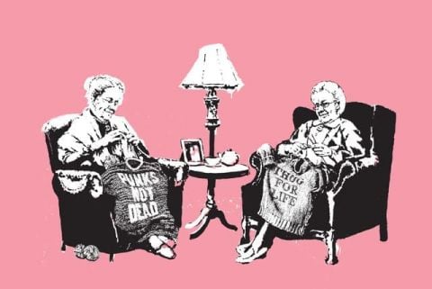 DEODATO ARTE_ Banksy Grannies