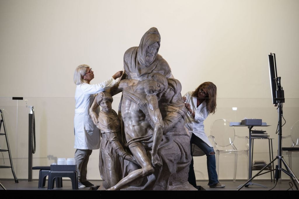 Restaurata la Pietà Bandini di Michelangelo custodita al Museo del Duomo di Firenze
