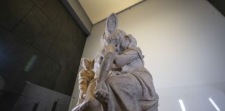 Pieta’ di Michelangelo dell’Opera del Duomo nota come Pietà Bandini, dopo il restauro; Museo dell’Opera del Duomo, Firenze. Courtesy Opera di Santa Maria del Fiore, foto Claudio Giovannini