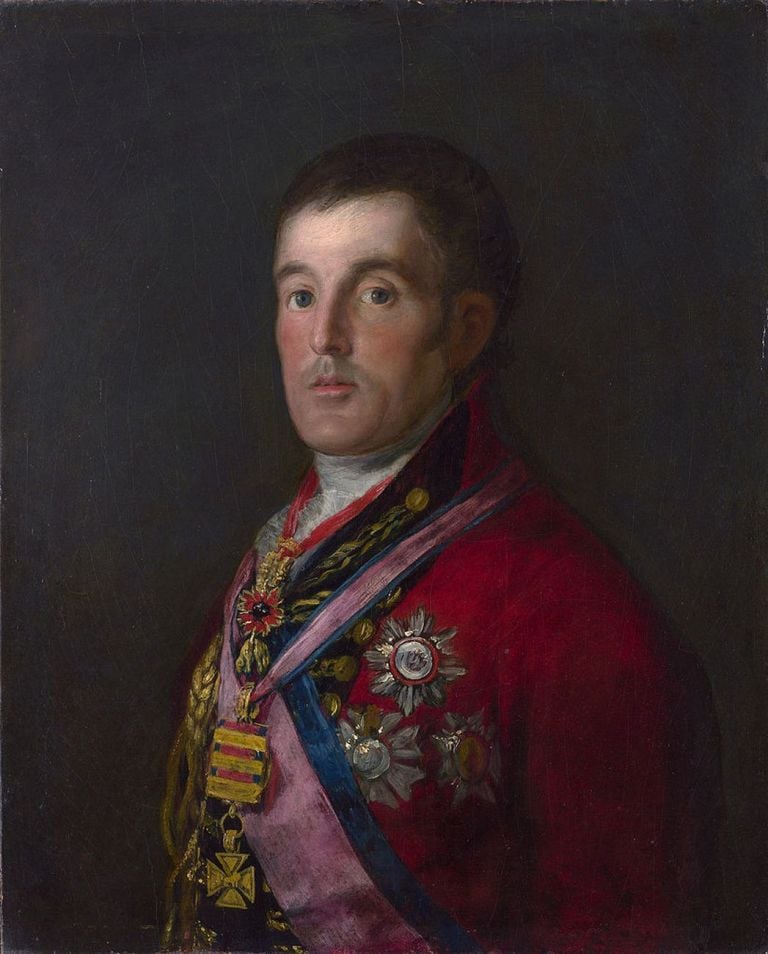 Francisco de Goya, Ritratto del Duca di Wellington, 1812, olio su tavola, cm 64,3x54,2. National Gallery, Londra