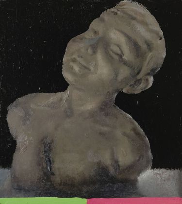 Giovanni Blanco, Dall'inventario Varoli, 2020, olio su tavola, cm 22x20
