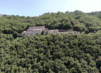 Il querceto che circonda l'Eremo di Santa Rosalia a Santo Stefano di Quisquina