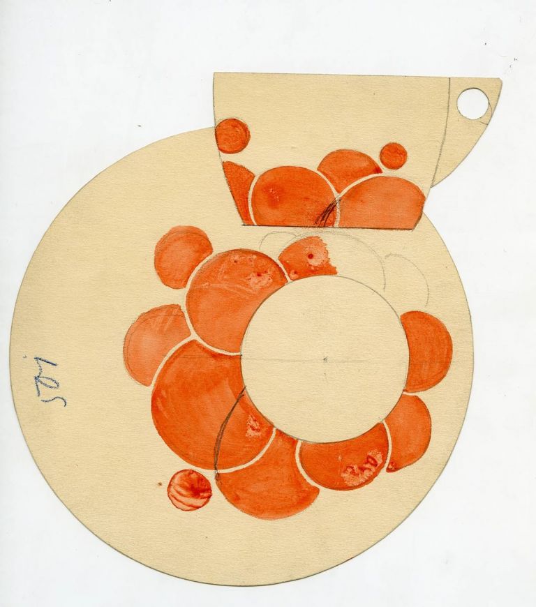 Jutta Sika, Design of the décor for a china set by the Vienna Porcelain Manufactory Josef Böck, 1901 © MAK