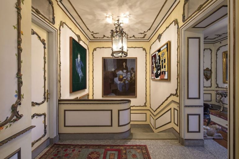 Lo scalone, veduta d'installazione, Villa Cerruti, Rivoli, 2019. Photo Antonio Maniscalco