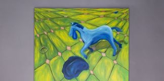 Lula Broglio, Another Crying Horse. Ristorante Vettor, Bari. Photo Francesco Paolo Gassi, dettaglio