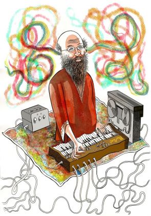 Massimo Giacon – Masticando km di rumore (Feltrinelli, Milano 2021). Terry Riley, 1977
