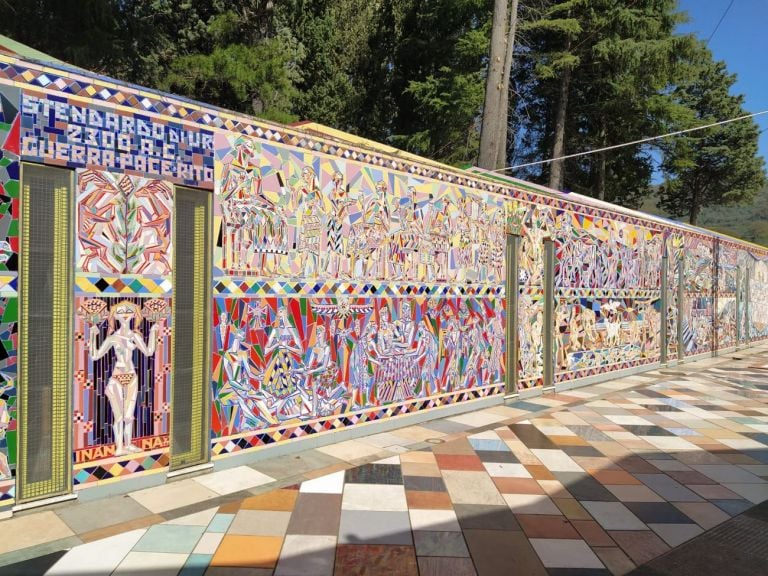 Nik Spatari, Mosaico Monumentale, Musaba. Photo Claudia Pansera
