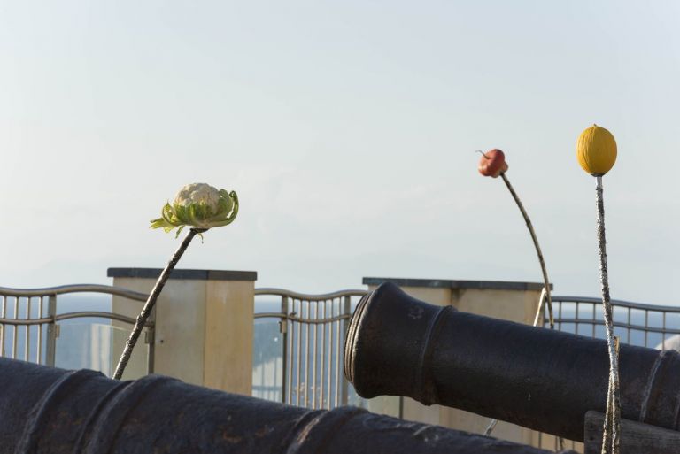 Panorama. Luca Francesconi. Installation view in Procida, 2021. Courtesy Italics. Photo Barbara Rossi