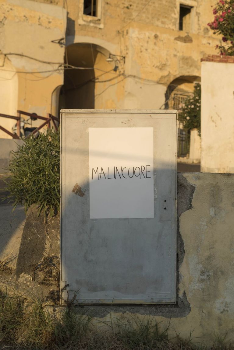 Panorama. Marcello Maloberti. Installation view in Procida, 2021. Courtesy Italics. Photo Barbara Rossi