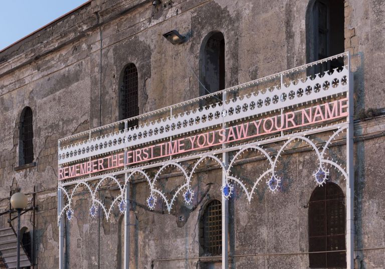 Panorama. Marinella Senatore. Installation view in Procida, 2021. Courtesy Italics. Photo Barbara Rossi