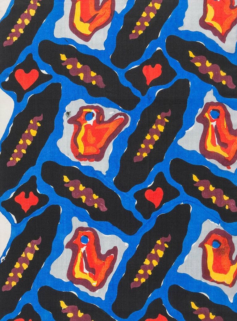 Rose Krenn, WW fabric pattern Backfisch [Teenage Girl], 1910 11 © MAK, Kristina Wissik