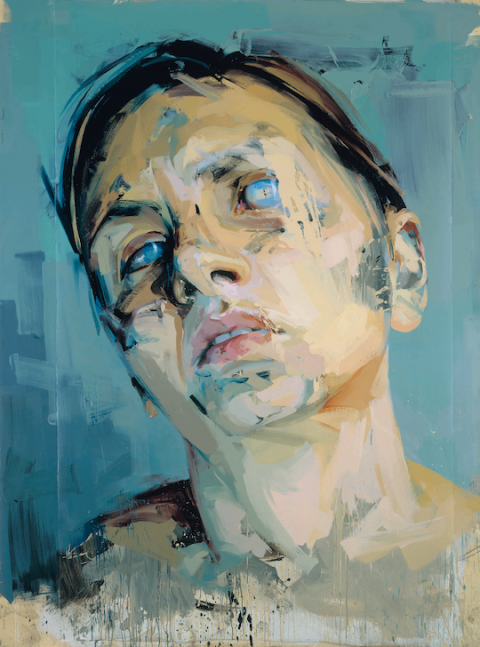 JENNY SAVILLE Rosetta II, 2005 - 2006 Olio su carta, montato su tavola 252 x 187.5 cm 99 3/16 x 73 13/16 in © Jenny Saville. Tutti i diritti riservati, DACS 2021 Collezione privata. Courtesy dell'artista e di Gagosian