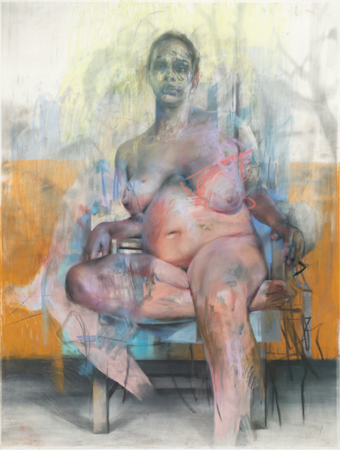 JENNY SAVILLE Gestation 2017 in © Jenny Saville. Tutti i diritti riservati, DACS 2021 Collezione privata. Courtesy dell'artista e di Gagosian