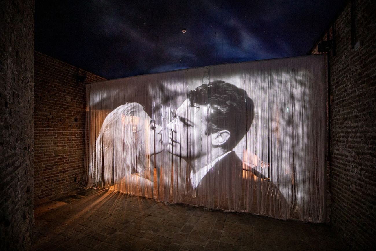 Sala dedicata a La dolce vita, Fellini Museum, Rimini. Photo Lorenzo Burlando