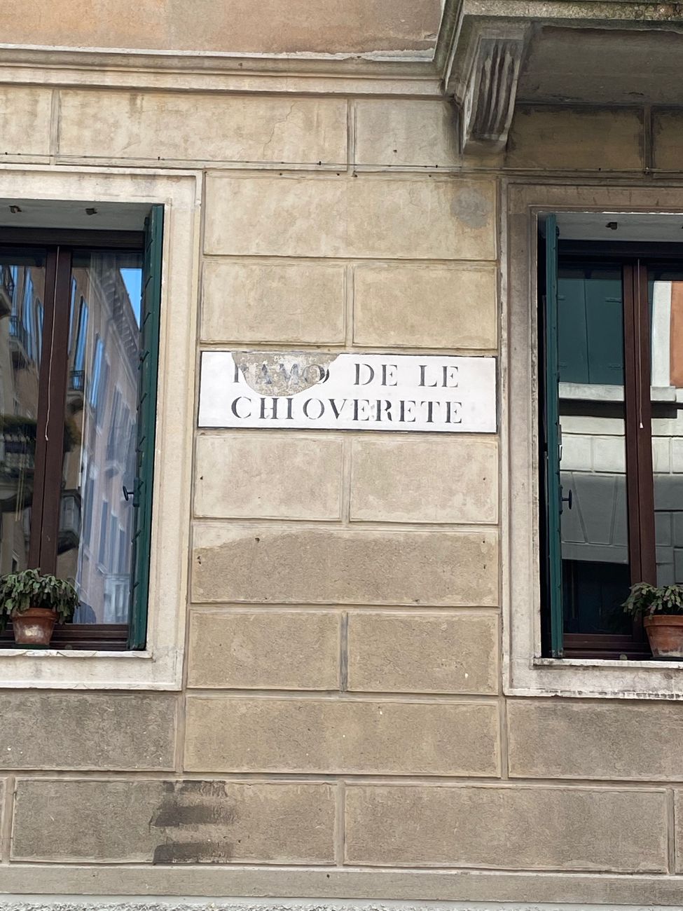 Venezia, Dorsoduro, Calle Chioverete