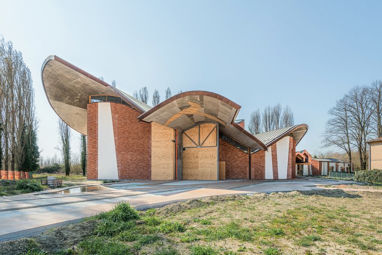 San Giacomo Apostolo Church by Benedetta Tagliabue - EMBT. Photo: Paolo Fassoli