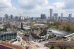 Il Depot, ancora in fase di ultimazione, nel panorama cittadino. Photo Ossip van Duivenbode 