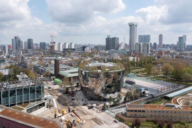 Il Depot, ancora in fase di ultimazione, nel panorama cittadino. Photo Ossip van Duivenbode 