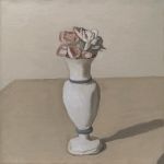 Giorgio Morandi, Fiori, 1952, olio su tela, 45,8 × 46 cm. Collezione Augusto e Francesca Giovanardi, Milano [V. 796]. Photo © Alvise Aspesi © Giorgio Morandi, VEGAP, Madrid, 2021