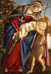 Alessandro Filipepi detto Botticelli, Madonna col Bambino e san Giovannino, 1505 ca., tempera e olio su tela, cm 134x92. Firenze, Gallerie degli Uffizi (Palazzo Pitti, Galleria Palatina). Photo Gabinetto Fotografico delle Gallerie degli Uffizi
