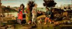 Alessandro Filipepi detto Botticelli e bottega, Il Giudizio di Paride, 1482-85 ca., tempera su legno, cm 81x197. Venezia, Fondazione Giorgio Cini. Photo © Fondazione Giorgio Cini