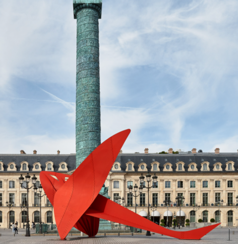 Alexander Calder Flying Dragon 1975 10 gallerie da andare a vedere a Parigi durante la fiera Fiac