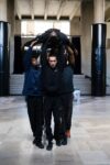 Josh Johnson, Kelvin Kilonzo, Georges Labbat, Ruben Noel, Chantel Foo Yunn Xuan during rehearsals for Anne Imhof, Natures Mortes, Palais de Tokyo, Paris, on 11 October, 2021. Photo Nadine Fraczkowski. Courtesy of the artist