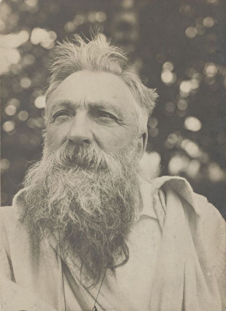 Anonimo, Ritratto di Rodin con i capelli arruffati © Musée Rodin
