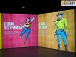 Bonelli Story. 80 anni a fumetti. Installation view at Fabbrica del Vapore, Milano 2021