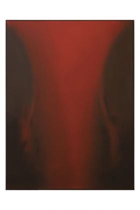 Claudio Olivieri, Rubeo, 2008, olio su tela, 240x180 cm. Photo Fabio Mantegna. Courtesy Archivio Claudio Olivieri, Milano