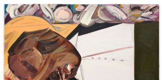 Dana Schutz, Open Casket, 2016, olio su tela, cm 99x130